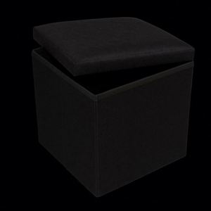 Modern <b>Stool</b> Living Room Furniture <b>Storage</b> Box Fabric Stainless Steel Bamboo Highest Quality Sample Available <b>Stools</b> Counter - Product Image 4