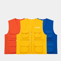 Veste Gilet de Pêche, de Photographie et de Journalisme Multi-Poches Écologique Chauffée pour l'Automne, Logo Personnalisé Unisexe en Gros