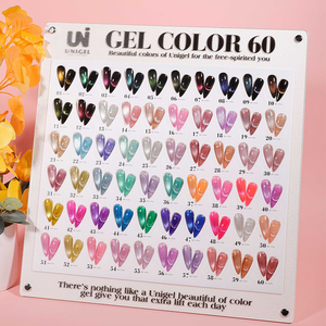 Set de Esmalte de Uñas en Gel Efecto Ojo de Gato de 60 Colores <span class=keywords><strong>Unigel</strong></span> Promote, Venta al Por Mayor para Salones de Uñas con Carta de Colores Gratis y Embalaje en Botella - Product Image 3