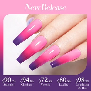 Sơn Gel Thay Đổi Màu Theo Nhiệt Độ BORN PRETTY <span class=keywords><strong>PRO</strong></span> 15ml, Màu Macaron Lấp Lánh, Sơn Gel Thay Đổi Theo Tâm Trạng Dành Cho Móng Chuyên Nghiệp - Product Image 5