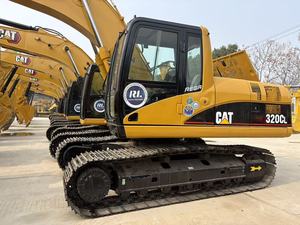 Excavatrice d'occasion CAT 320C d'origine japonaise, modèle 320CL, hydraulique, sur chenilles, pour travaux de construction lourds, en stock, à vendre - Product Image 2