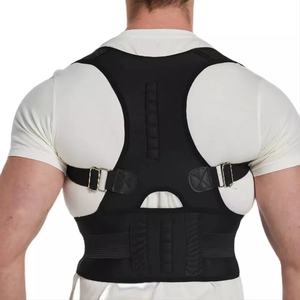 <span class=keywords><strong>Best</strong></span>-seller Orthèse de maintien du dos noire et couleur peau Correcteur de posture pour hommes et femmes - Product Image 2
