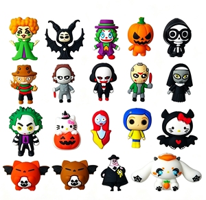 Cuentas de Calavera Coloridas con Lazo y Diseño del Día de Muertos para la Creación de Joyas en Material de Silicona - Product Image 5
