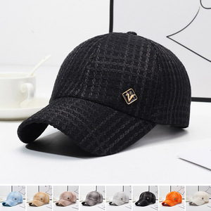 New Spring and Autumn <b>Hat</b> Thousand Bird Grid Versatile Fashion Baseball <b>Hat</b> Travel Retro Grid Hardtop <b>Duck</b> Tongue <b>Hat</b> - Product Image 2