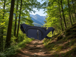 Borsa da Cintura in Tessuto con Quattro Tasche per Uomo, Accessorio per Escursionismo all'Aperto - Product Image 2