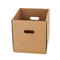 Caja de Cartón Cuadrada Kraft en Blanco con Impresión de Logotipo Personalizado, Precio de Fábrica, Caja Corrugada Reciclable para Kits de Suministros de Oficina
