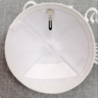 Kipá de Lino Color Marfil con Bordado Personalizado con Logotipo de León Dorado, Gorro de Bar Mitzvah, Yarmulke Judía, Kipá Judía Diaria para Regalo