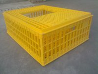 Cage de transport pour poulets en plastique robuste empilable, caisse pour volailles vivantes, logistique, boîte en matériau HDPE durable