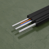 G657A1 Kabel Serat Optik FTTH, Kawat Kulit 2-Core Dalam Ruangan