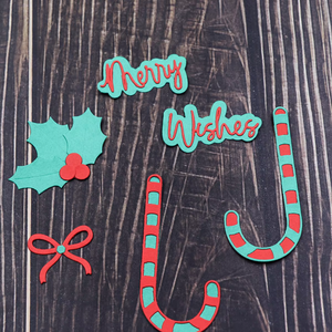 Matrices de dé<span class=keywords><strong>coupe</strong></span> en métal de Noël, moules DIY, scrapbooking, fabrication de papier, artisanat, bottes de Noël, décorations de bonbons, découpes - Product Image 3