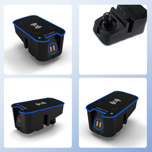2018 <span class=keywords><strong>Volvo</strong></span> <span class=keywords><strong>XC90</strong></span> XC60 C60 V60 Trim cargador inalámbrico para coche PD Jack Qc3.0 adaptador C enchufe de carga encendedor de cigarrillos soporte de teléfono - Product Image 5