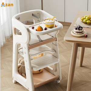 Silla <span class=keywords><strong>de</strong></span> Crecimiento para Niños <span class=keywords><strong>de</strong></span> HDPE, 2 Niveles Ajustables, Silla <span class=keywords><strong>de</strong></span> Comedor y Estudio para Bebés con Cinturón <span class=keywords><strong>de</strong></span> Seguridad y Ruedas Giratorias, para Niños <span class=keywords><strong>de</strong></span> 6 <span class=keywords><strong>Meses</strong></span> <span class=keywords><strong>a</strong></span> 12 <span class=keywords><strong>A</strong></span>ños - Product Image 1