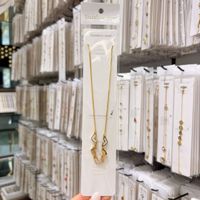 Nouvel Arrivage Collier Délicat en Acier Inoxydable Plaqué Or 18K avec Incrustation Coquillage, Trèfle, Perle et Œil Porte-Bonheur pour Femme, Usage Quotidien