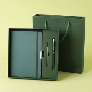 Caja de Regalo con Logotipo Personalizado Impreso en UV, Artículos Promocionales Corporativos para Oficina, Sets de Papelería de Regalo, Cuaderno de Tapa Dura de Cuero PU - Product Image 2