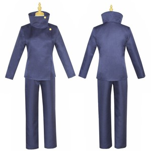 Costume de déguisement d'Halloween Anime Jujutsu Kaisen Fushiguro Megumi <span class=keywords><strong>Gojo</strong></span> Costume de <span class=keywords><strong>cosplay</strong></span> ensemble complet uniforme bleu - Product Image 4
