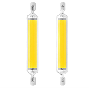 Tube lumineux <span class=keywords><strong>LED</strong></span> <span class=keywords><strong>R7s</strong></span> en verre 10W 118mm, remplace la lampe halogène <span class=keywords><strong>100W</strong></span>, ampoule <span class=keywords><strong>LED</strong></span> <span class=keywords><strong>R7s</strong></span> remplaçant la lampe halogène 500W - Product Image 1