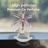 Pendentif d'aromathérapie en gypse pour rafraîchir l'air, idéal pour la maison, la garde-robe, la voiture, ou comme souvenir festif en boîte