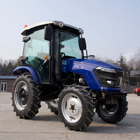 Tracteurs agricoles diesel 4x4 certifiés CE Euro 5 de Chine, 12-15 ch, mini-tracteur chinois à 4 roues