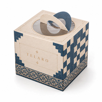 Cajas de Pizza de Cartón Kraft Impresas con Lámina Dorada UV Mate Biodegradable Personalizadas para Comida Rápida para Llevar