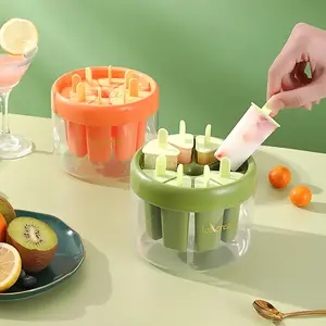 Trays Kits Drip Guard Base Holder Lid Cake Cone Mini Bar Sticks Plastic Maker Popsicle Silicone Ice Cream Mold