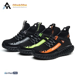 <span class=keywords><strong>Scarpe</strong></span> <span class=keywords><strong>Antinfortunistiche</strong></span> <span class=keywords><strong>Estive</strong></span> OEM alla Moda, Personalizzabili con Punta in Acciaio, Traspiranti e Comode con Tomaia in Rete per Uomo - Product Image 1