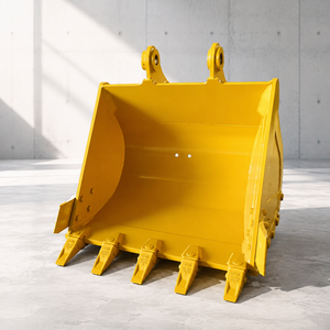 Godet de terrassement pour excavatrice Soosan 6 tonnes, 0,37 m³, pour travaux de terrassement sur sol dur, argile et roche molle, travaux de construction légers. - Product Image 1