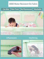 Clôture de terrain de jeu pour enfants d'intérieur-Parcs pour bébé conçus pour une utilisation en intérieur