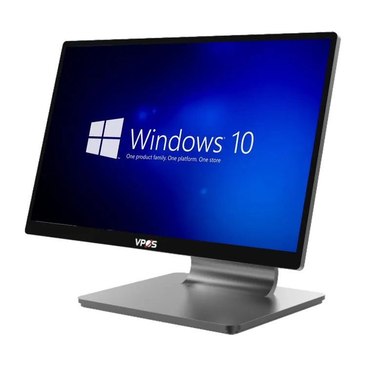 ขายส่งเปลือกอลูมิเนียม Windows All in One เครื่องบันทึกเงินสด Pos ระบบ 15.6 นิ้วหน้าจอสัมผัส POS คอมพิวเตอร์