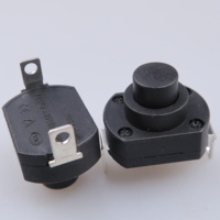 Interrupteur à bouton-poussoir JIEYUE PBS2-4 12A 250VAC T125 à verrouillage automatique 1NO LED marche/arrêt