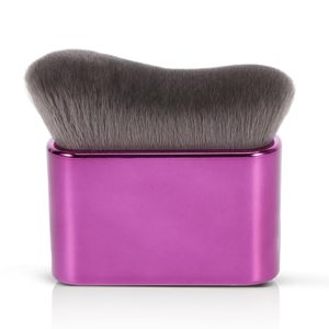 Pinceau autobronzant multicolore OEM, grand pinceau de bronzage pour le <span class=keywords><strong>visage</strong></span> et le corps, applicateur de bronzage Kabuki, pinceau à blush en fibres synthétiques angulées - Product Image 4