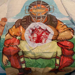 Juego de Béisbol Inflable para Niños con Pelotas Suaves para Práctica de Lanzamiento en Interiores y Exteriores y Juego en el Patio Trasero - Product Image 3