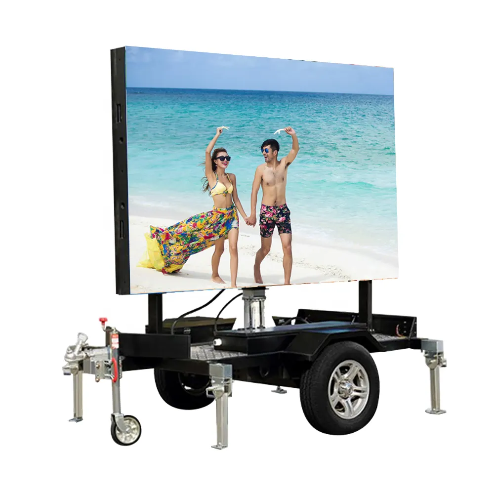 Street Media Advertising Smd P3 P4 P6 Panel Outdoor Mobile LED Video Display Billboard Screen