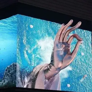 Hoàng gia đầy đủ màu sắc không thấm nước ngoài trời 3D bức tường video LED màn hình hiển thị quảng cáo biển quảng cáo