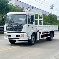 Offre Spéciale de grue à flèche télescopique Dongfeng de 8 tonnes grue montée sur camion manipulateur de grue de camion hydraulique avec télécommande