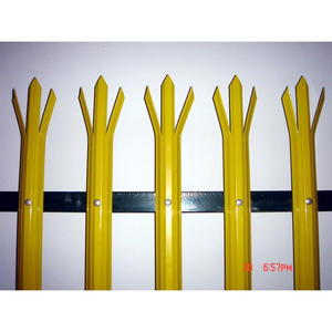 Clôture de plaques en acier galvanisé, 4 pièces, clôture enroulée de la rouille - Product Image 3