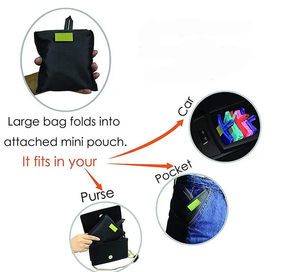 Cheap Customize Ripstop Nylon <strong>Foldable</strong> Tote <strong>Bag</strong> Folding Grocery Polyester <strong>Bag</strong> <strong>Foldable</strong> Reusable Shopping <strong>Bags</strong> - Product Image 6