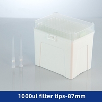Embouts de pipette stériles de haute qualité sans DNase ni RNase, emballage en boîte, embouts de pipette en plastique