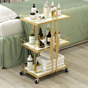 Metal Design Hair Salon & Nail Shop Beauty <b>Trolley</b> with Lockable Wheels for Hospital and Home Office Use - Product Image 3