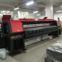 Impresora de Gran Formato Mimage de Alta Velocidad Konica 512i de 10 pies (3.2m) para Impresión de Lonas y Pancartas Flexibles con Tinta Solvente