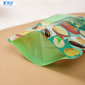 Bolsa de Plástico Personalizada de Grado Alimenticio, Reutilizable, a Prueba de Olores, <span class=keywords><strong>con</strong></span> Cierre de Cremallera, para Piñones Secos, Anacardos, Frutos Secos Mixtos - Product Image 3