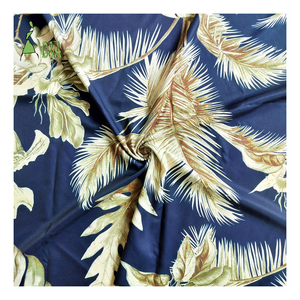 In Kỹ Thuật Số Cổ Điển Lá Cọ In 4 Cách Căng Vải 92% Polyester 8% Spandex Vải Cho Nam Giới Của Áo Sơ Mi - Product Image 1