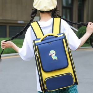 Breathable Large Capacity Pet <b>Backpack</b> For Cat Dog Outdoor Travel Blue Color With Parrot Design - Product Image 1