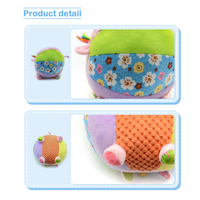 BBean OEM ODM Jouet en peluche souple et super doux en forme de cochon bébé, coloré et mignon, avec rembourrage en coton PP, fonction musicale et lavable