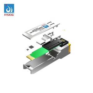 HSGQ Fiber Optical Transceiver Module 10/100/1000Base-T Copper Sfp Module for <strong>Cisco</strong> / Mikrotik / Ubiquiti - Product Image 2