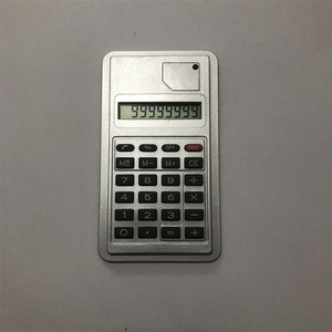 Multi Purpose Calculator Silver ABS Material Battery Powered Notebook Style - Product Image 1