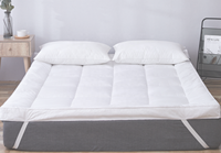 Dessus de lit de luxe en Fiber Alternative 100% Polyester microfibre lit d'hôtel mousse de matelas