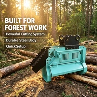 Nouveau modèle 2026 : Broyeur forestier hydraulique pour excavatrice, débroussailleuse à fléaux pour machine de démolition d'arbres de 3 à 15 tonnes