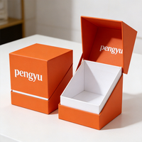 Boîte cadeau artisanale en papier rigide gaufré pour ensemble de bougies parfumées avec fermeture magnétique et plateau en mousse, vente en gros, haute qualité