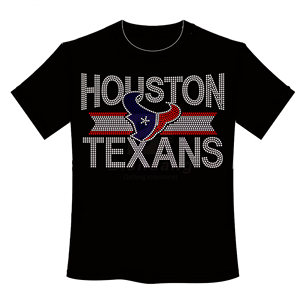 Nouveau motif <span class=keywords><strong>de</strong></span> transfert en strass pour l'équipe <span class=keywords><strong>de</strong></span> football des Houston Texans, motif thermocollant pour t-shirts et sweats à capuche - Product Image 2