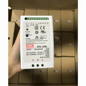 평균 우물 DRC-40B 40W 27.6V 24V 비상 조명 시스템 액세스 경보 Ups 배터리 AC-Dc 스위칭 전원 공급 장치